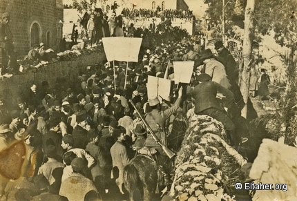 1920 - Demonstration in Jerusalem